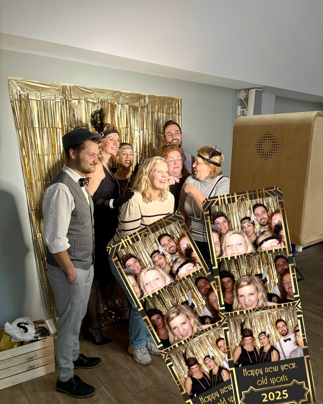 Great Gatsby thema feest met fotostrips