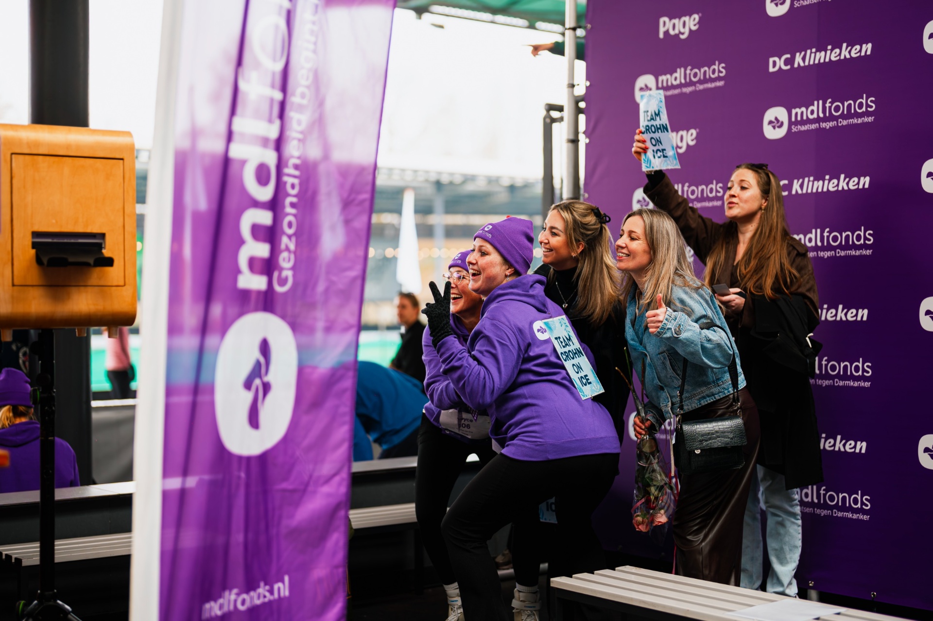 MDL Fonds event — Team Crohn on Ice